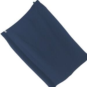 NWT! TAPATA! NAVY BLUE LUXE ULTRA STRETCH POLY/SPANDEX DRAPEY SKIRT! SZ XXL